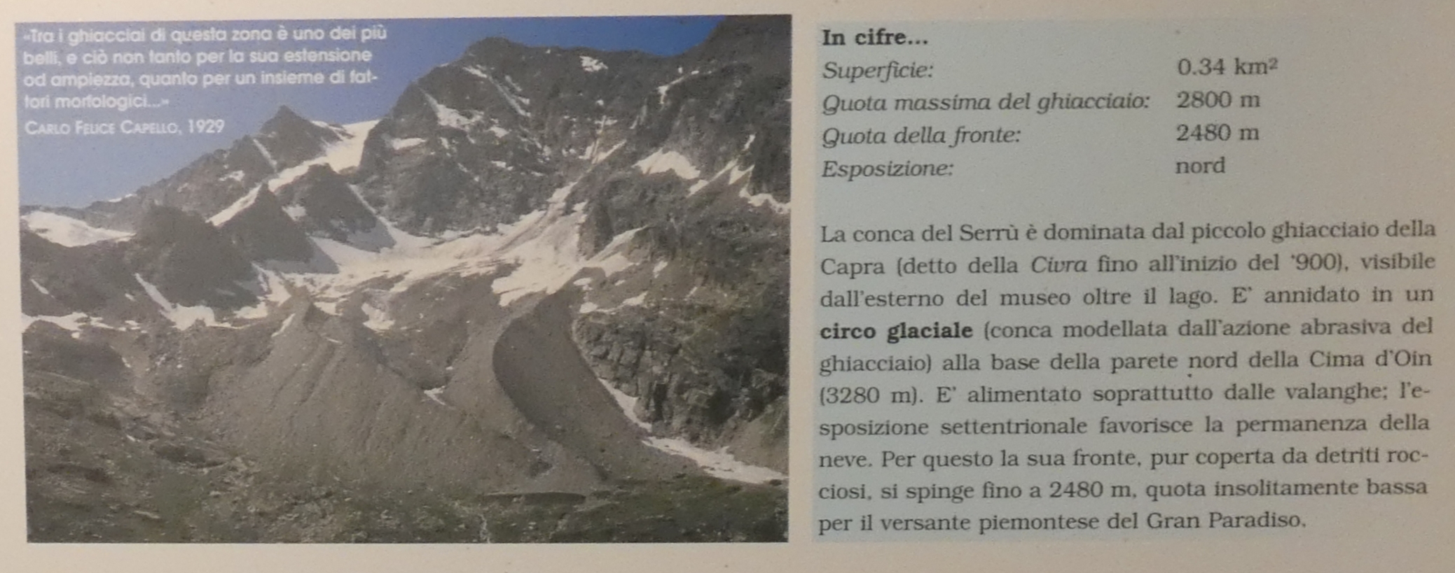 Il ghiacciaio della Capra * Il ghiacciaio della Capra *