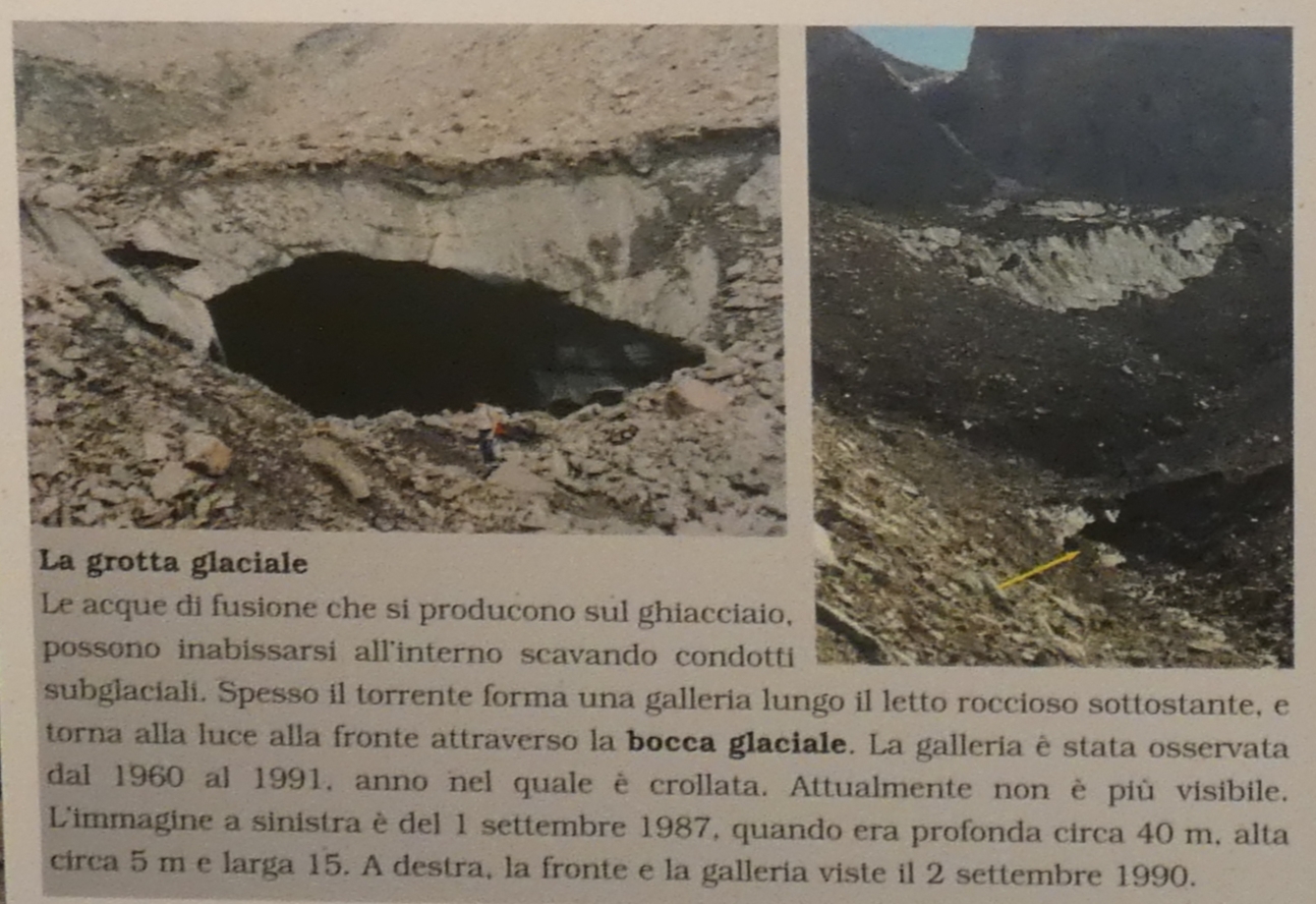 Il ghiacciaio della Capra: la grotta glaciale * Il ghiacciaio della Capra: la grotta glaciale *